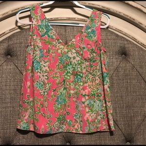 Lilly Pulitzer Southern Charm Silk Tank Top